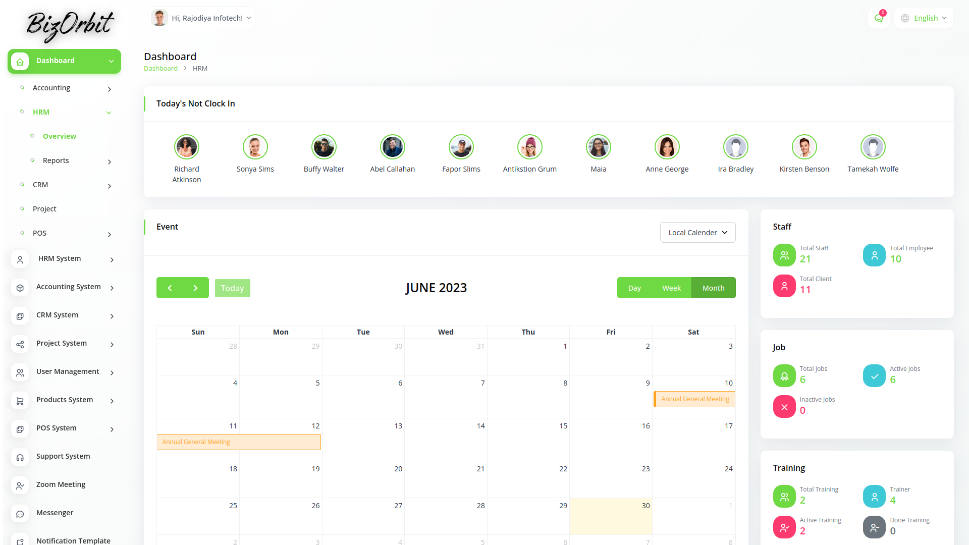 Team and calendar workflows